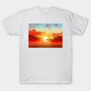 Sunset In The Clouds T-Shirt